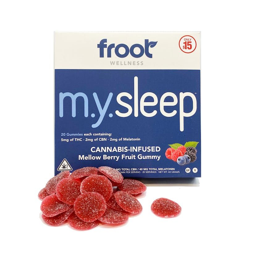 Froot - Mellow Berry CBN Gummies 20PK 100MG