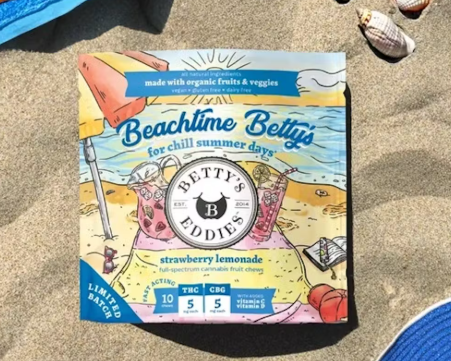 Chews | Beachtime Betty's | Strawberry Lemonade | 5mg Per Serving | 10pk