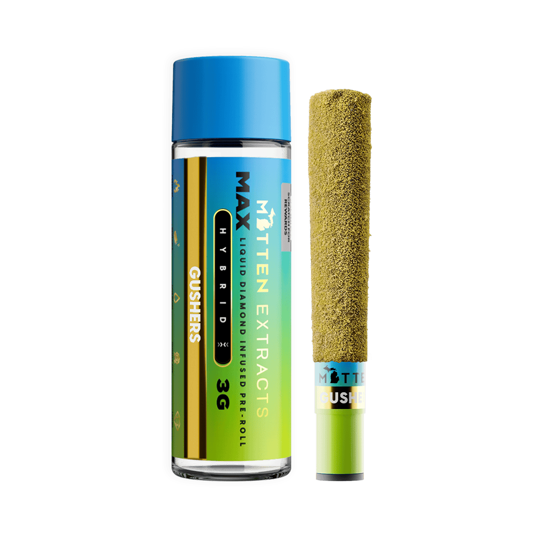 Mitten Extracts 3g MAX Diamond Infused Pre-Roll - Gushers
