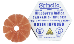Spinello Indica Blueberry Rosin Gummies