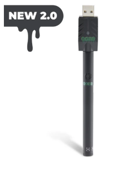 Ooze | Twist Slim 510 Battery 2.0 with Charger | 320mAh | Panther Black