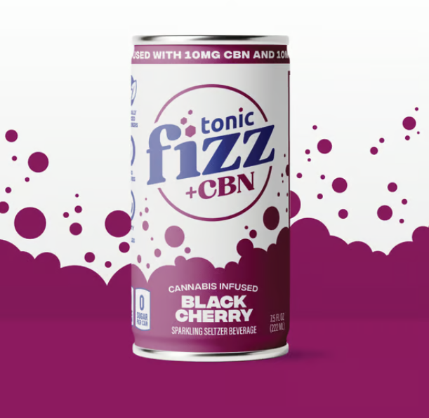 1:1 Black Cherry - THC:CBN - Fizz Shortie - 10mg - 7.5oz