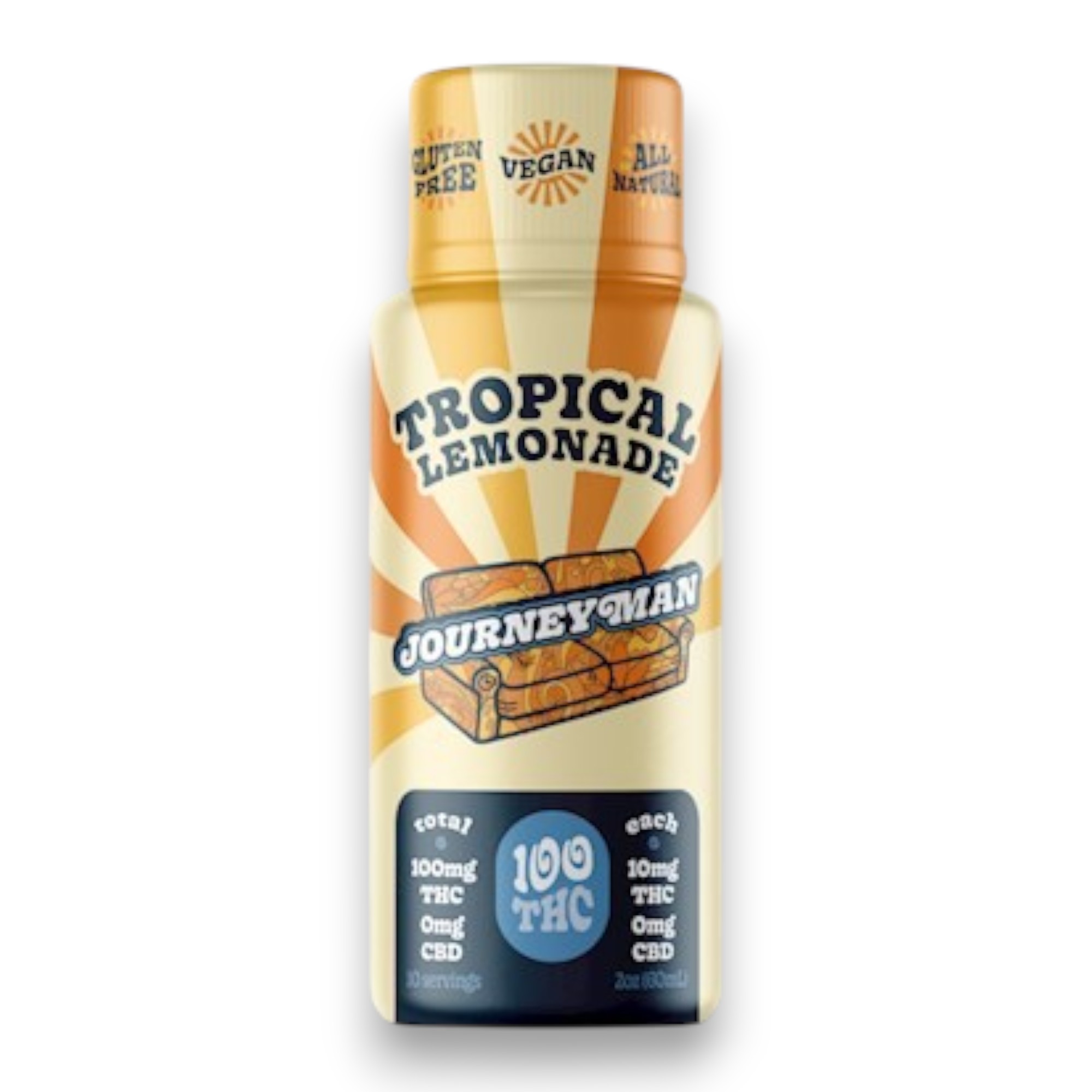 Tropical Lemonade 100mg THC (Journey Man)