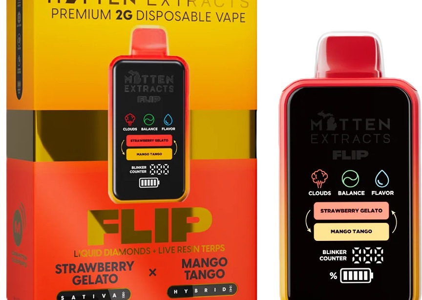 Mitten Flip - Strawberry Gelato x Mango Tango - 2g Disposable