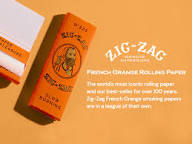 Zig Zag French Orange Slow Burn 1 1/4 product photo