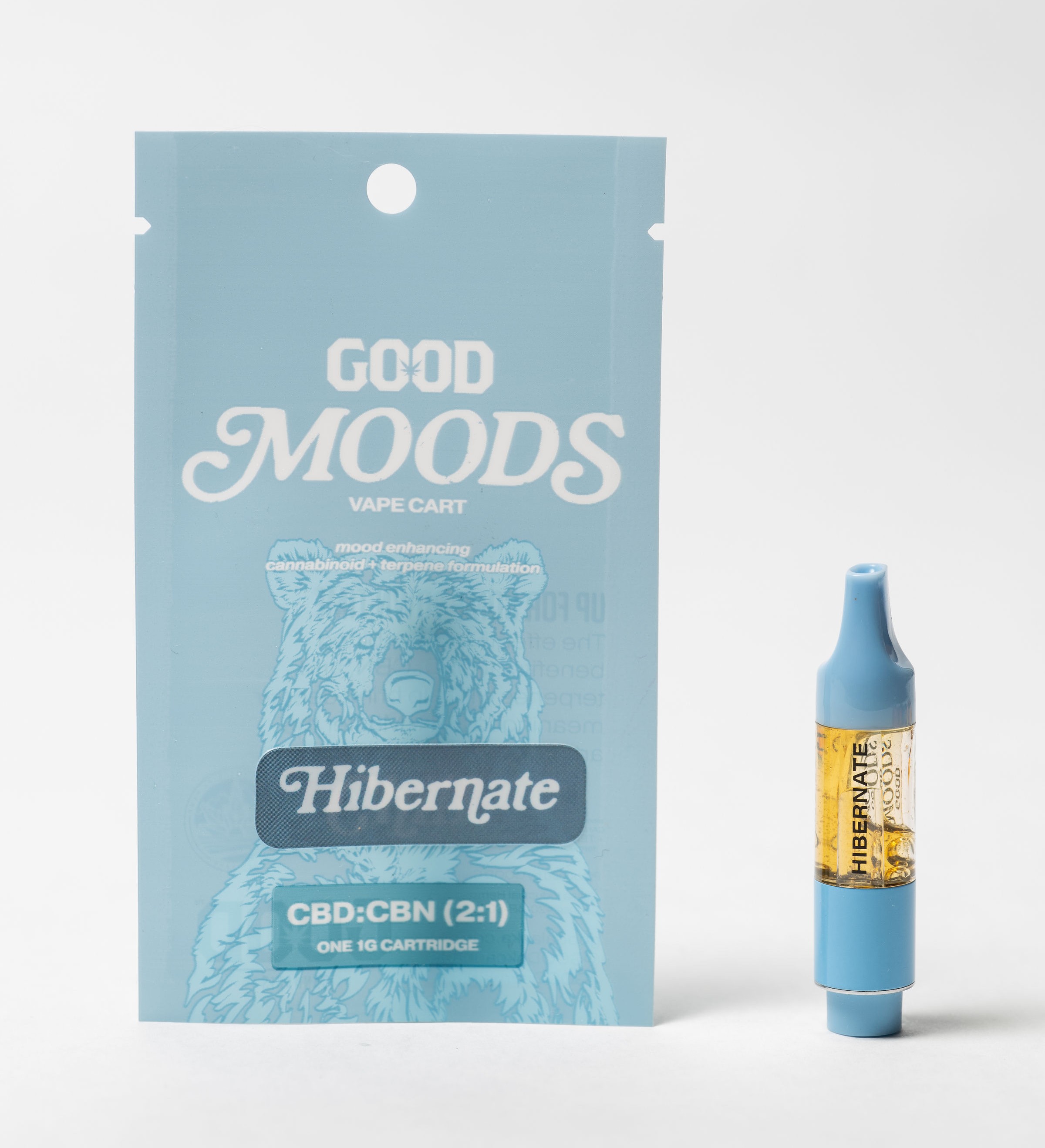 Moods* 2:1 Hibernate CBD/CBN 1g Vape Cartridge | GOOD Cannabis