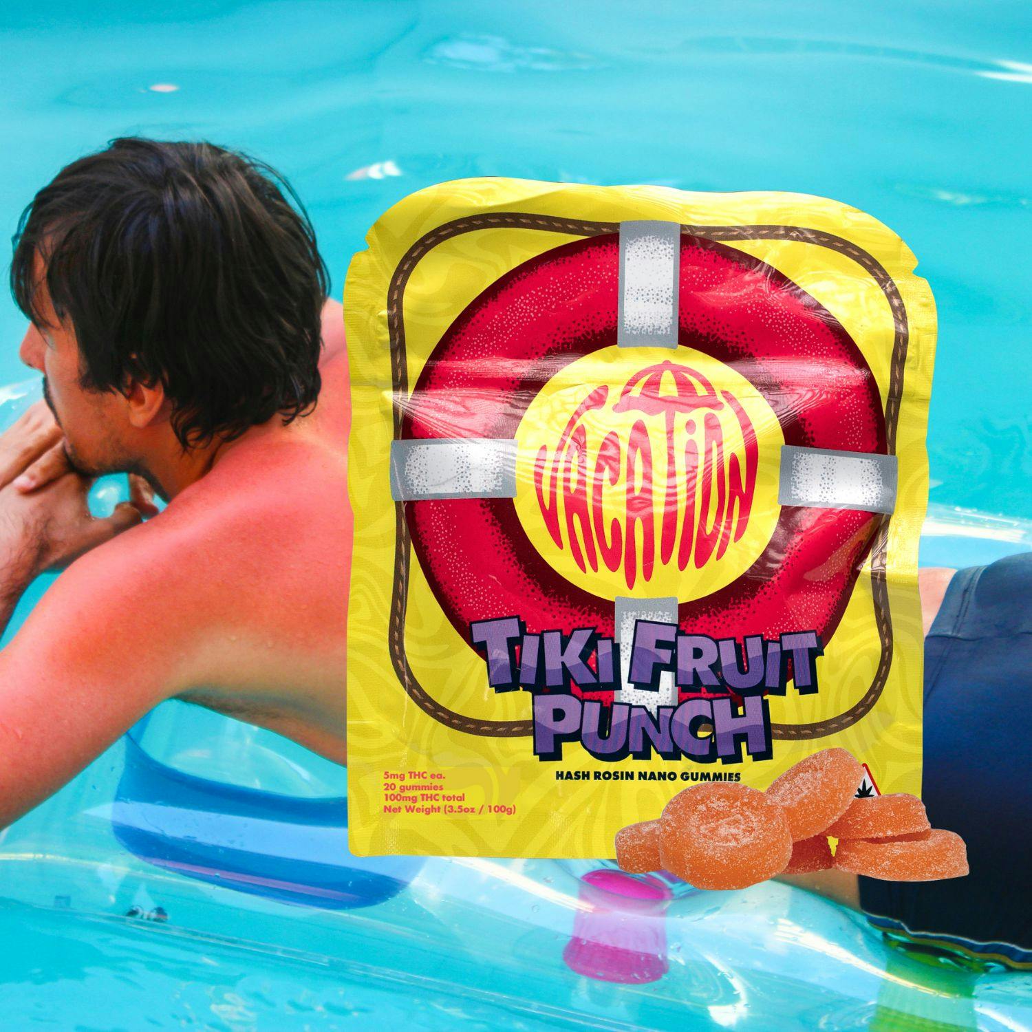 Tiki Fruit Punch Gummies | 100mg 20pk | Starbase MFG
