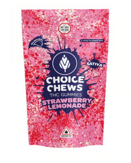 CHOICE CHEWS | STRAWBERRY LEMONADE | SATIVA | 200MG