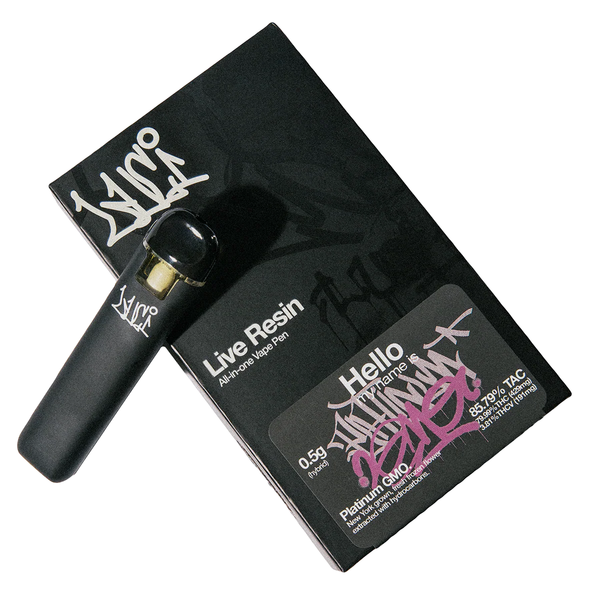 0.5G All-in-one Vape Pen Live Rosin Platinum GMO