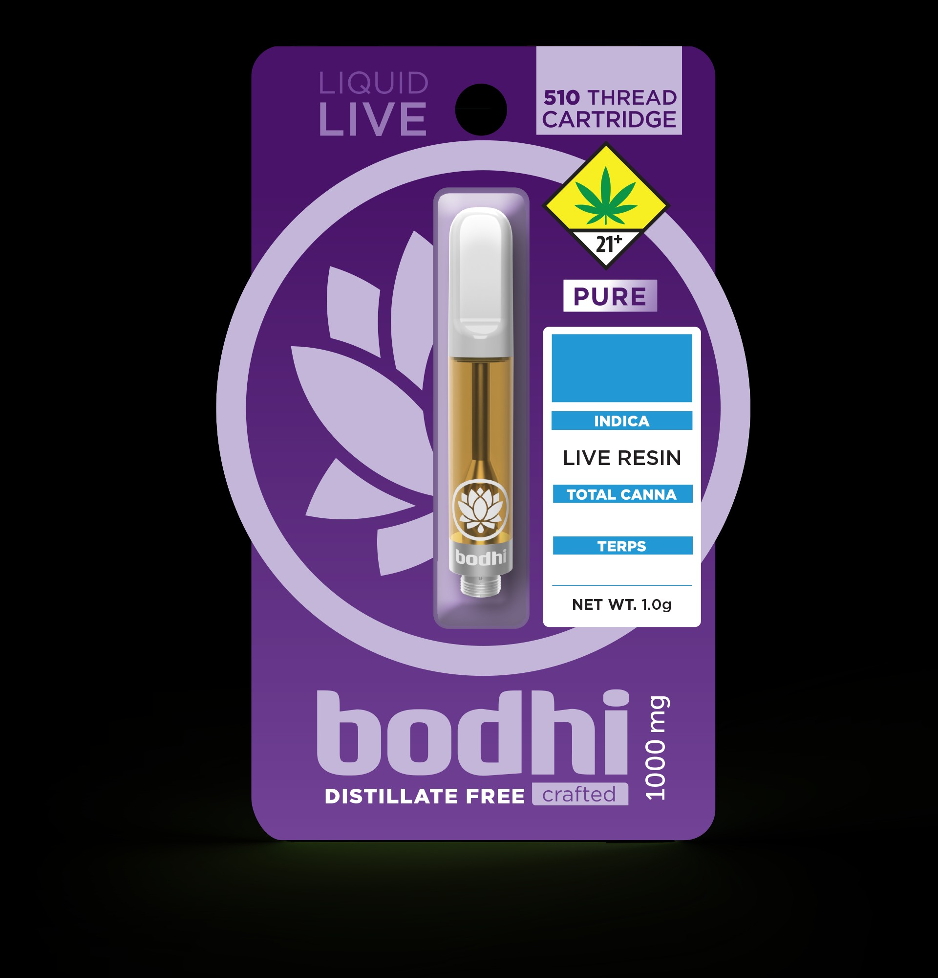 Bodhi High - V- PURE Lilac Diesel Live Resin 1g