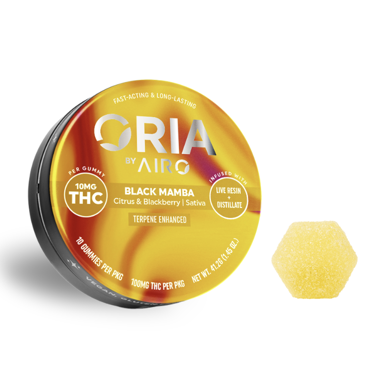 ORIA | Black Mamba | 100mg Sativa Gummies
