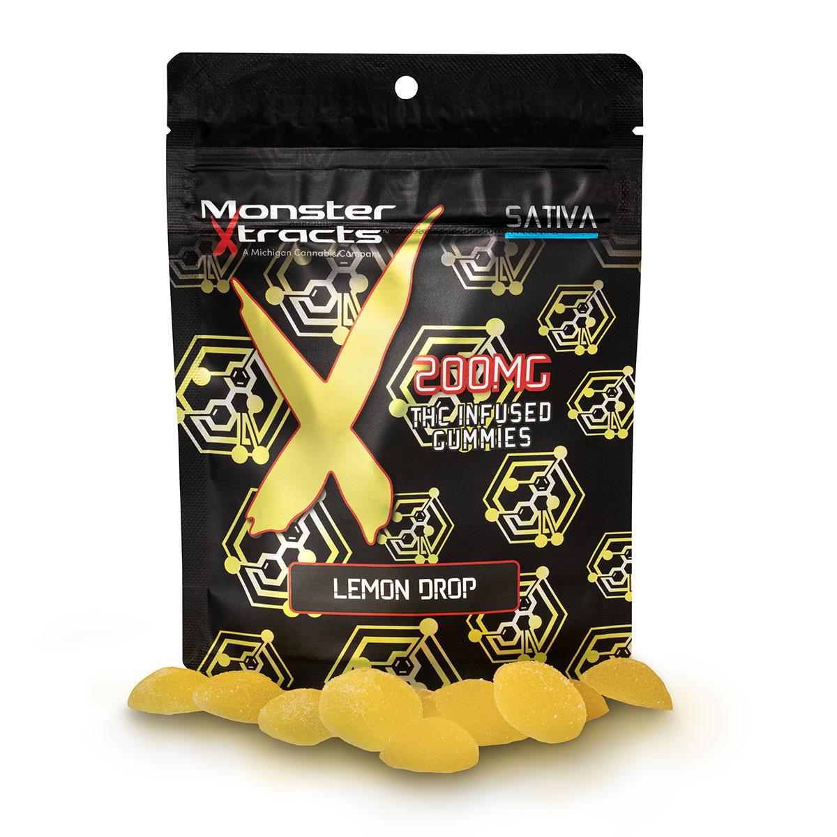 Monster Extracts | Lemon Drop 200mg Gummies