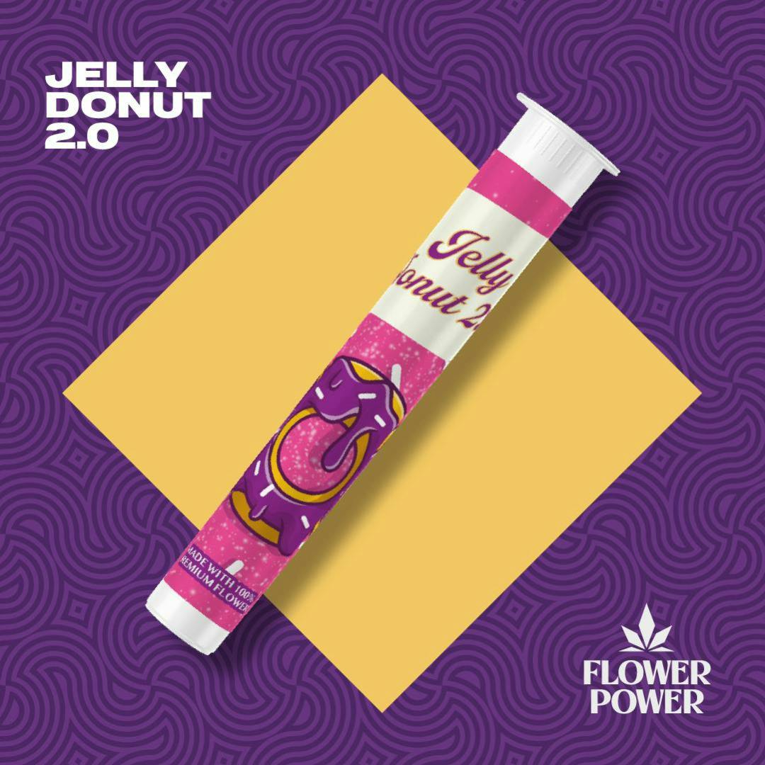 Flower Power - 1g Preroll - Jelly Donut 2.0