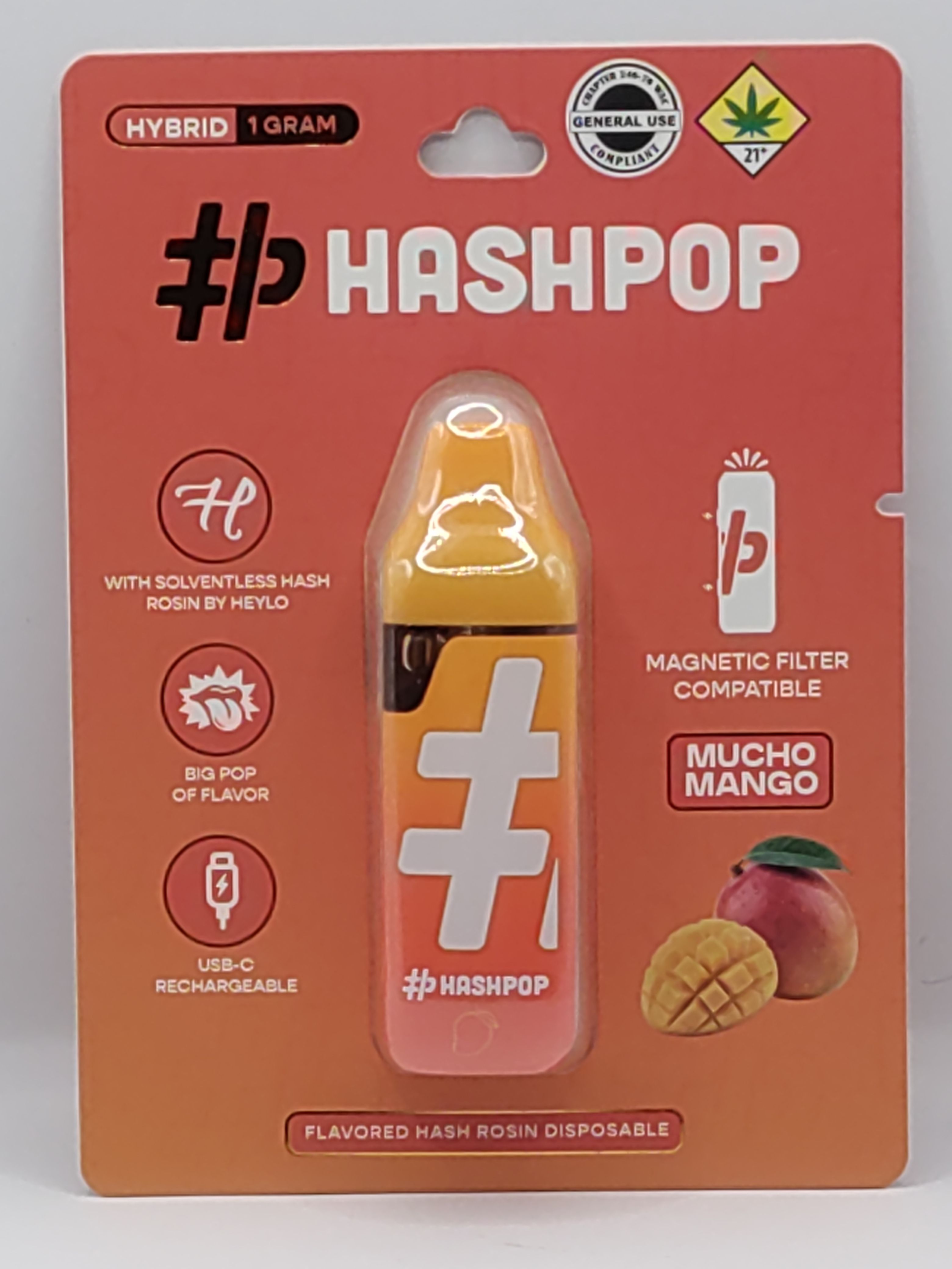 Mucho Mango Flavored Hash Pop