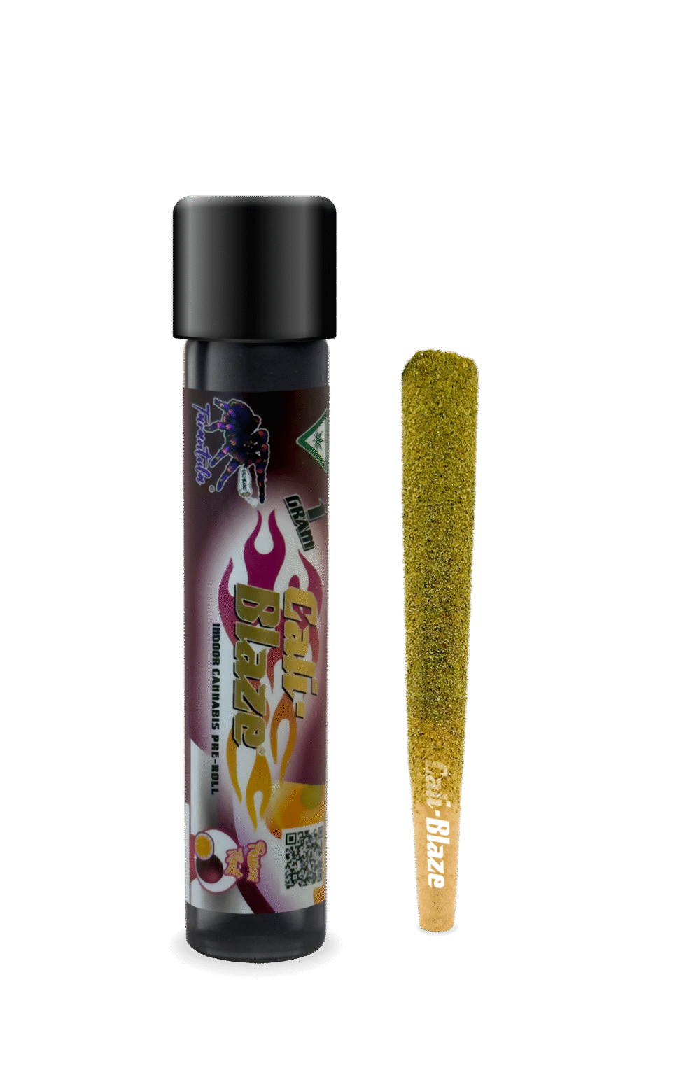 Cali Blaze | Passion Fruit | Tarantula Infused Pre-roll | 1g | Hybrid