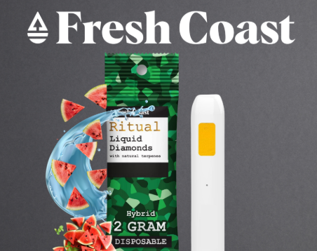 Fresh Coast | Ritual Watermelon Zlushie Liquid Diamond All-In-One Cartridge | 2g