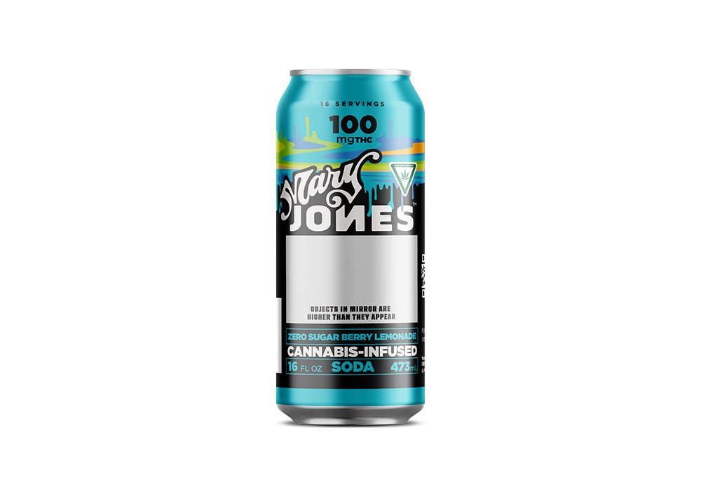 Mary Jones - Soda - 100mg - Sugar Free Berry Lemonade