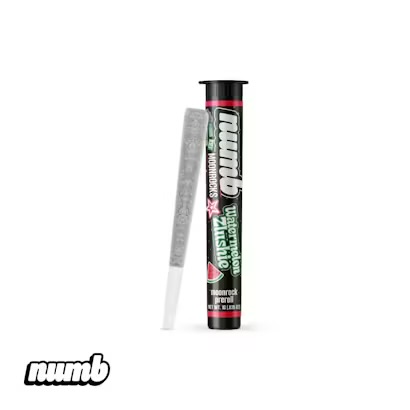 Numb: Watermelon Zlushie 1G Moonrock Prerolls