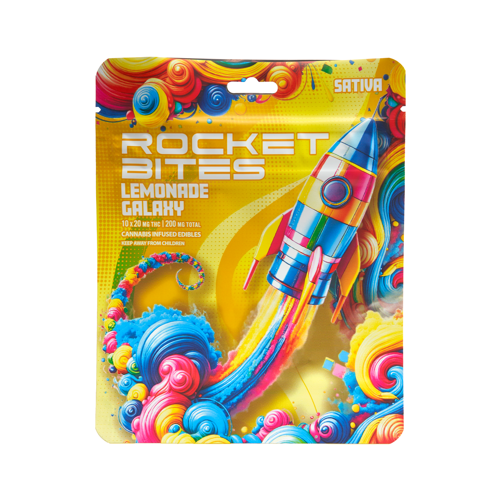 Bites Lemonade Galaxy Gummies (10 x 20mg) 200mg
