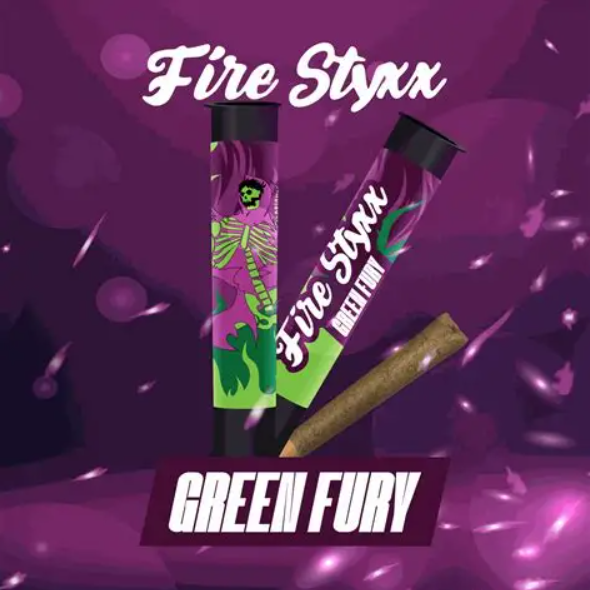 Fire Styxx - Green Fury Infused PR | 1g