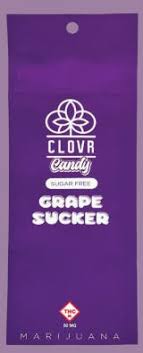 CLOVR | Grape Sugar Free Sucker | 25mg