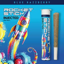 Rocket Stick Infused Pre-Roll | Blue Razz