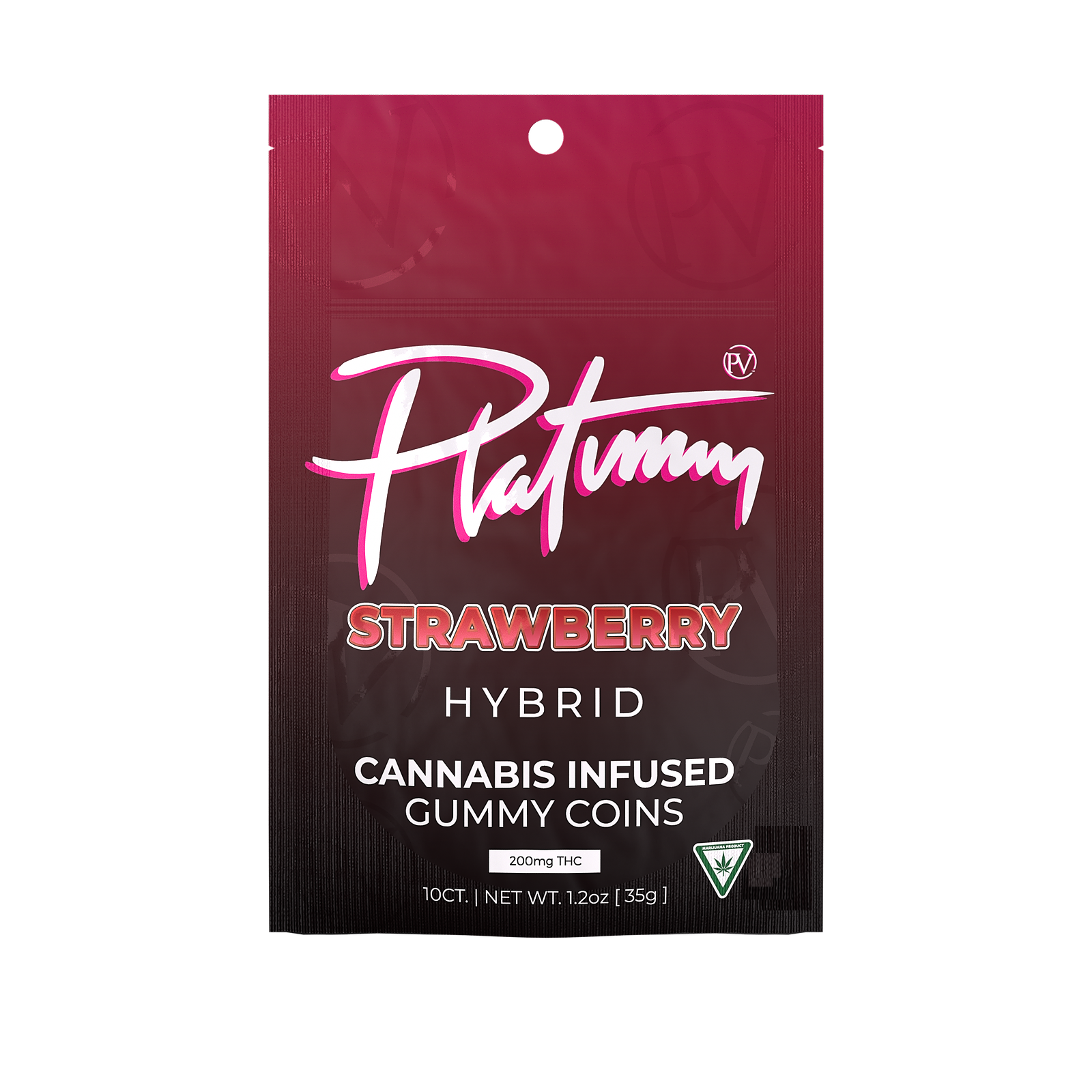 Platinum: Strawberry 200MG Gummies (H)