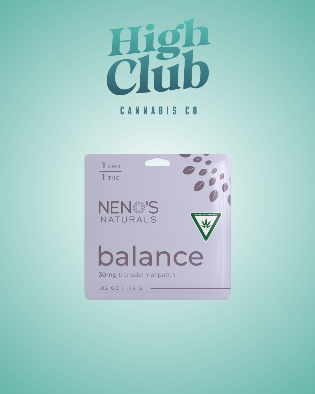 Neno Patches Thc Cbd 30mg