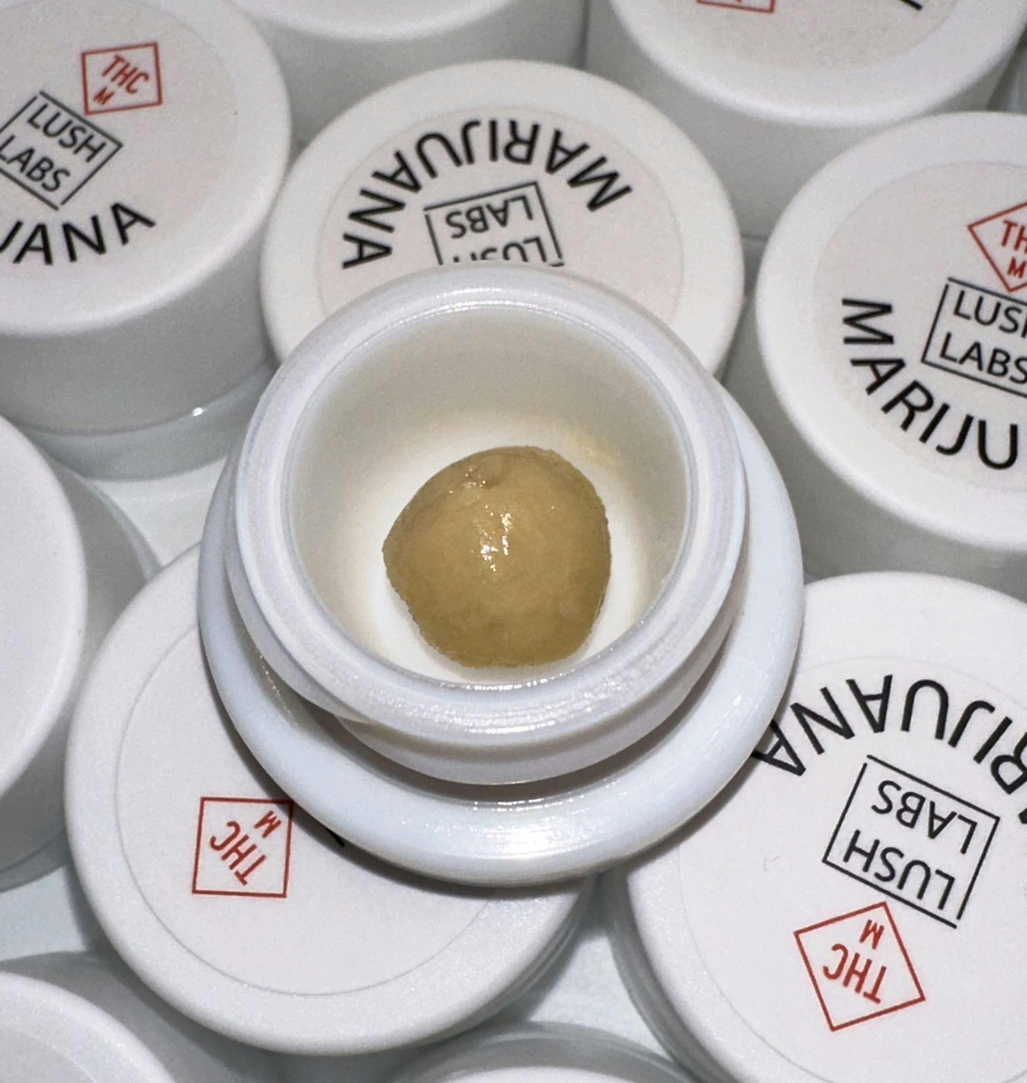 LUSH LABS - GASSY CHERRY BOMB COLD CURE LIVE ROSIN 1G HYBRID