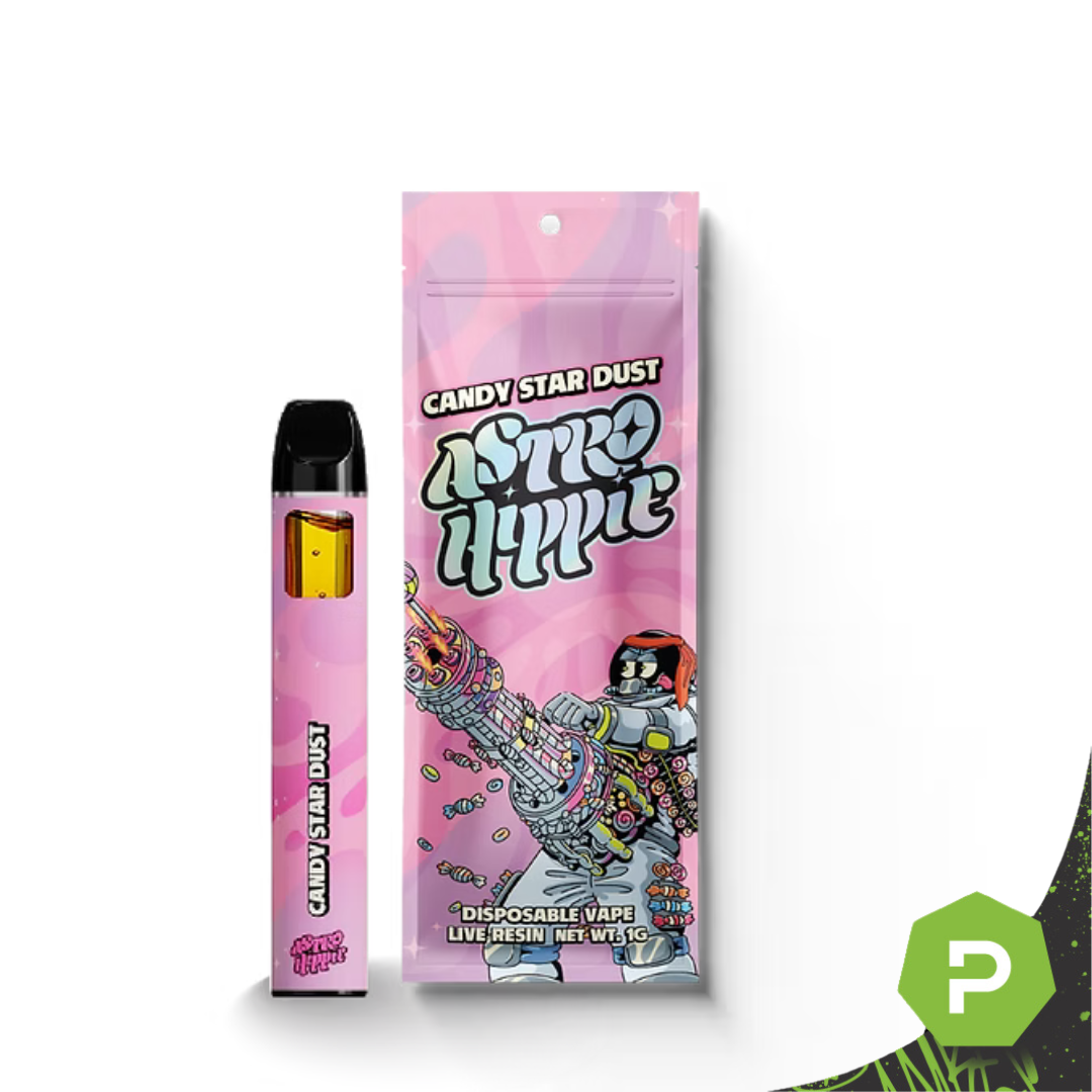 Astro Hippie | 1g Live Resin Disposable | Candy Star Dust