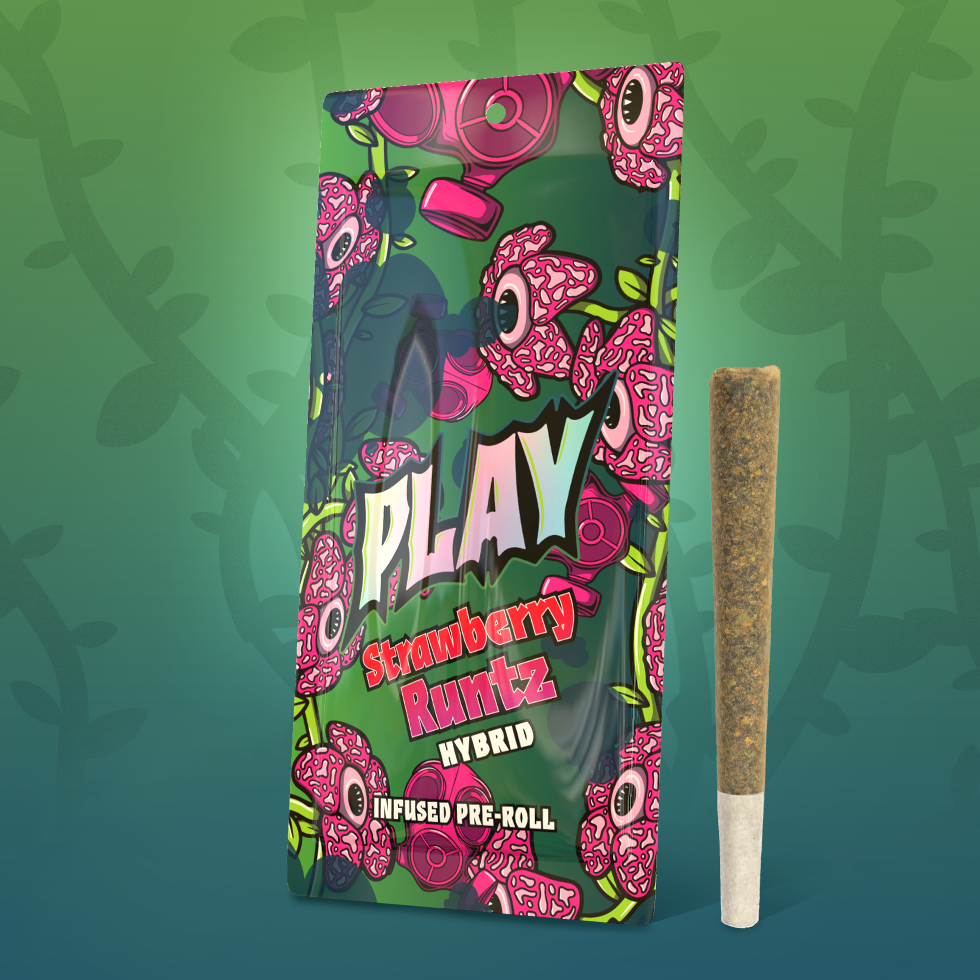Play Cannabis Strawberry Runtz