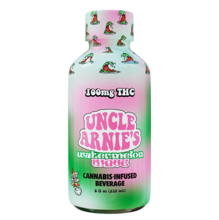 Uncle Arnie's- Beverage Watermelon Wave 100mg