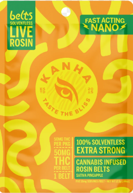 Sour Pineapple | Live Rosin Gummy Belt 1pk
