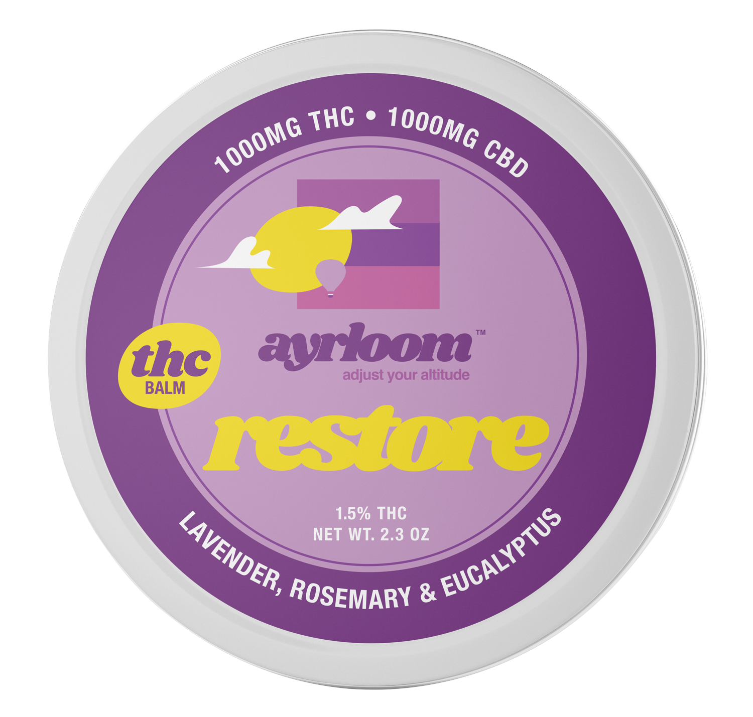 Ayrloom | Restore Balm THC: CBD | 2.3oz