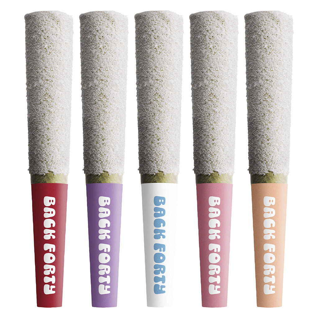 Back Forty Frosted Icicles Taster Pack Infused Prerolls 5x0.5g
