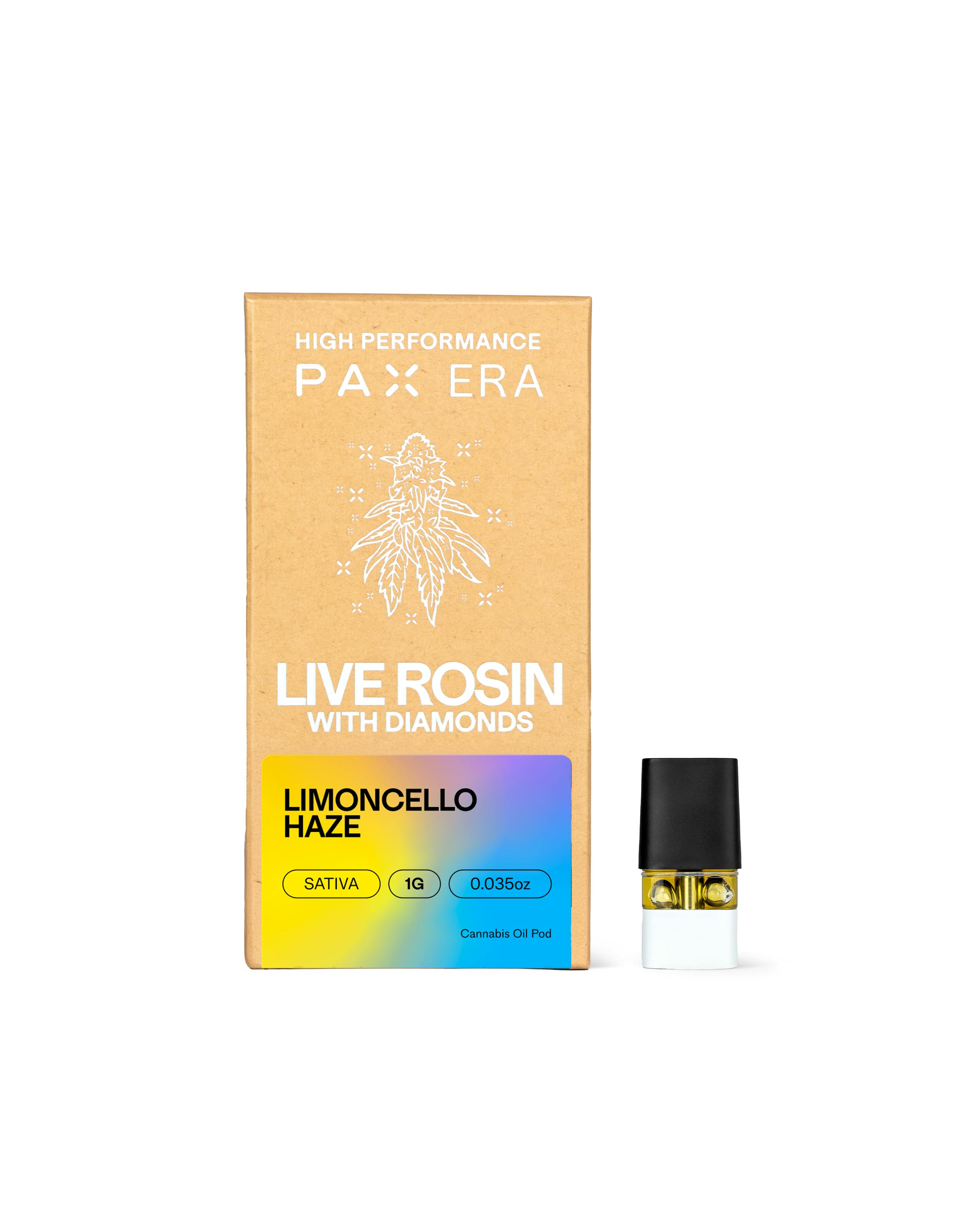 PAX Limoncello Haze Live Rosin Diamonds Pod