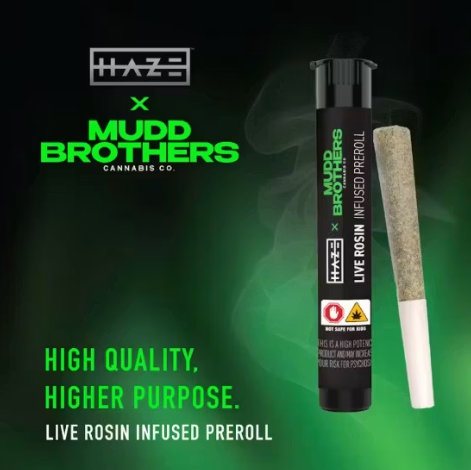 Sundae Sherbert x Zero Gravity Live Rosin Infused Pre-Roll 1g