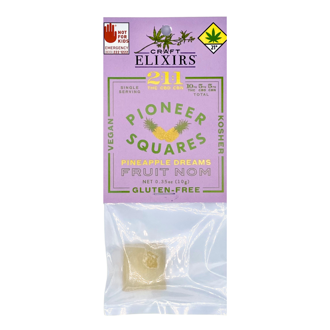 2:1:1 Gummies Pineapple Dreams [Single] (10mg THC/5mg CBD/5mg CBN)