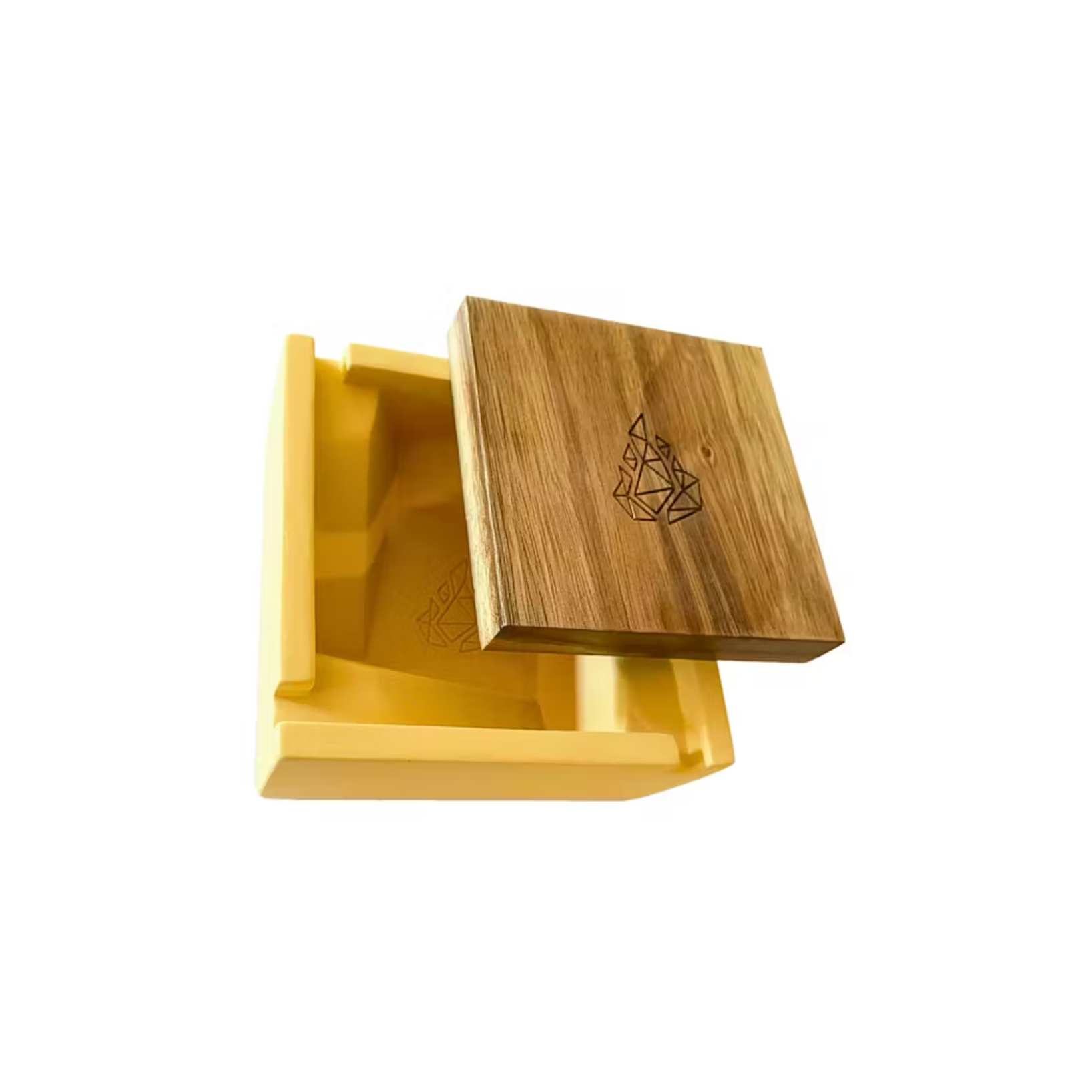 Briq Concrete Ash Tray Yellow