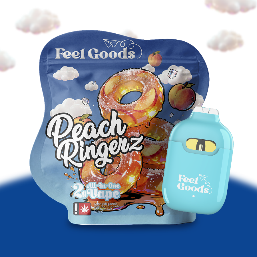 Peach Ringerz Flavored - All in One - Feel Goods