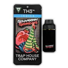 Trap House Company | Strawberry Shortcake 3G TH3 Distillate DISPOSABLE