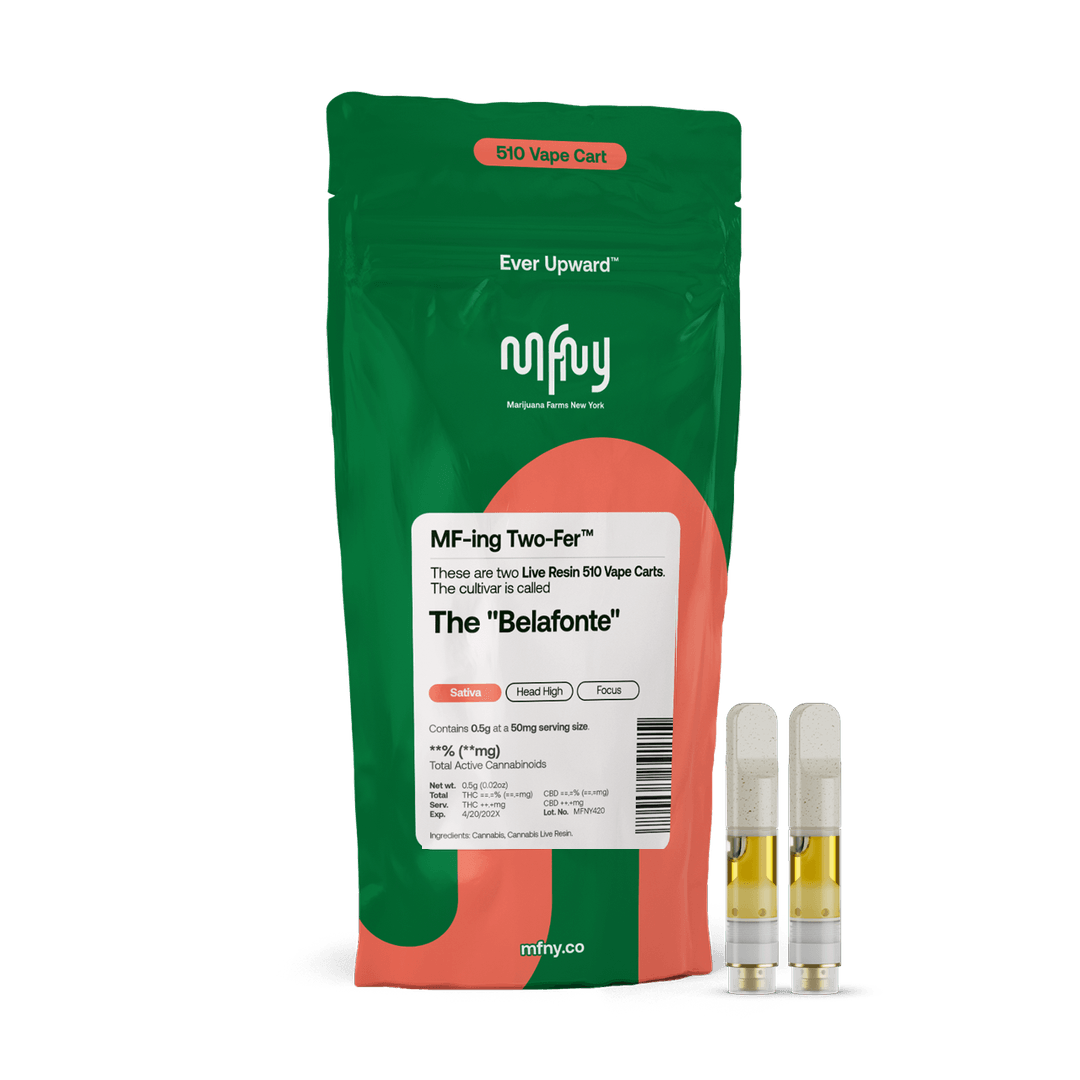 MFNY The Belafonte Resin 510 Cart Two-Fer | .5g | 2pk
