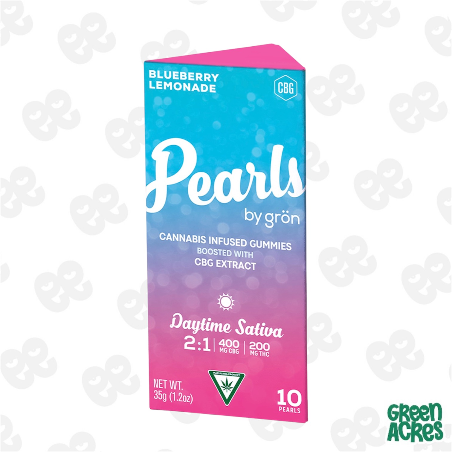 Pearls: Blueberry Lemonade 2:1:1 THC:CBD:CBN 200mg Gummies