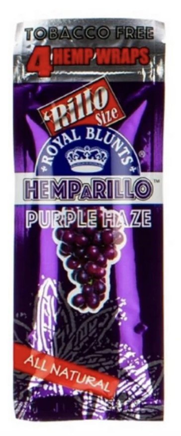Grape Royal Blunts 4 Hemp Wraps