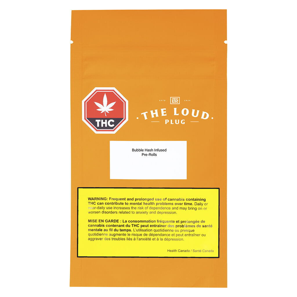 THE LOUD PLUG - Bubble Hash Infused PRJs - 3x0.5g