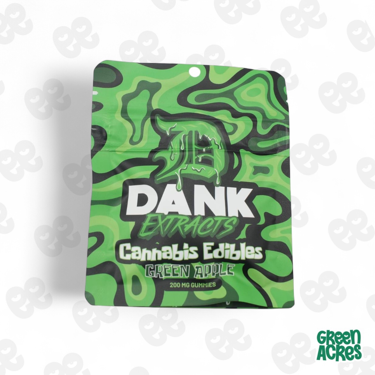 Dank: Green Apple 200MG Gummies (S)