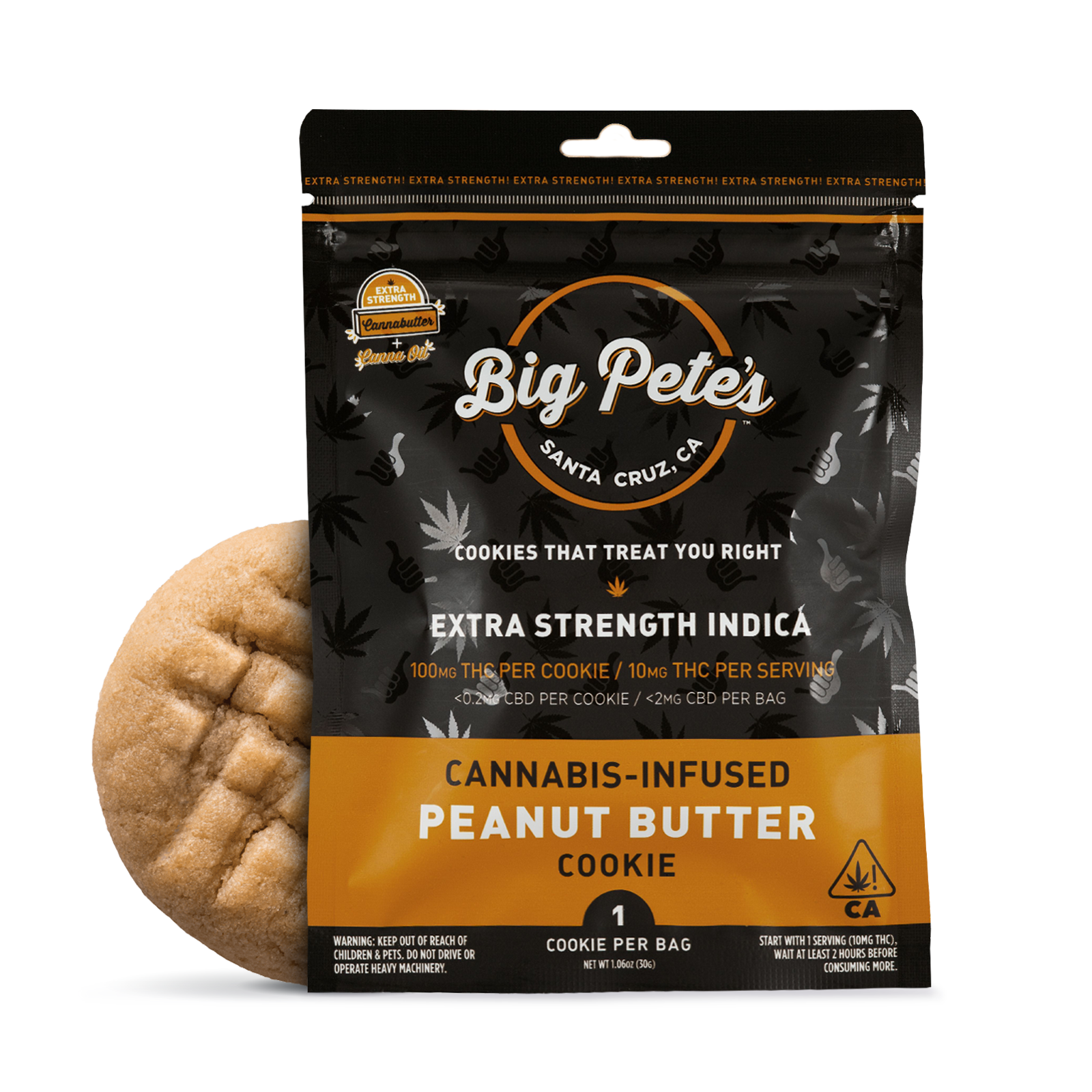 Big Pete's Treats — Peanut Butter Extra Strength Cookie