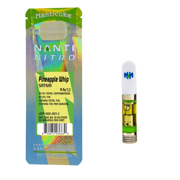 Nanti Nitro | Pineapple Whip | 510 Cartridge