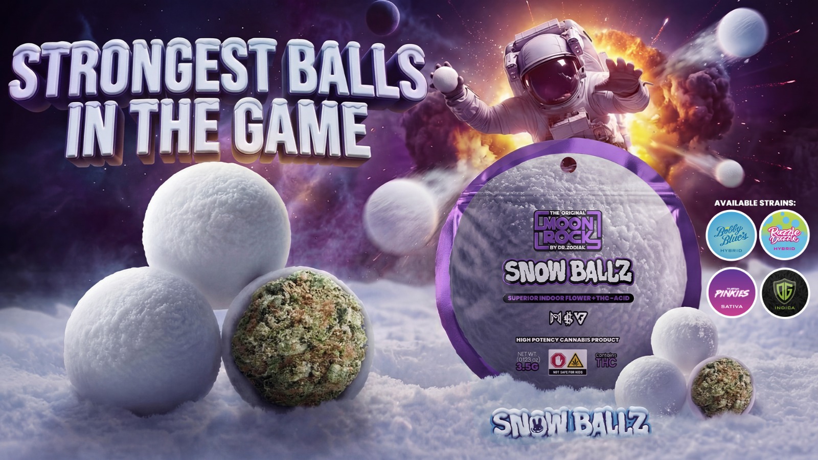 Zodiak Snowballz Razzle Dazzle Hybrid