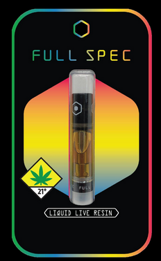 AK-47 Live Resin Vape Cart by Full Spec